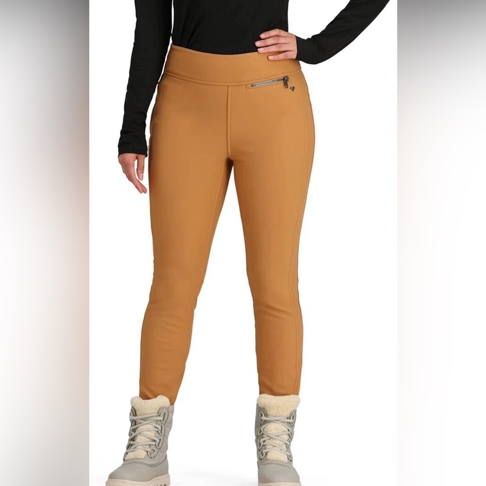 Obermeyer Jinks ITB Softshell ski pants women’s 6 Brown Sugar NWT - Picture 5 of 5